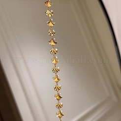 Brass Micro Pave Clear Cubic Zirconia Link Chain Bracelets for Women&nbsp;WG3120E-02