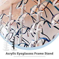 2 Sets 2 Colors 5-Tier Acrylic Eyeglasses Display Tower&nbsp;ODIS-DC0001-01
