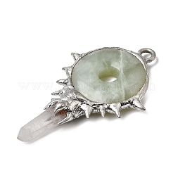 Natural New Jade Big Pendants&nbsp;G-G466-02P-10