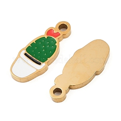 304 Stainless Steel Enamel Charms&nbsp;STAS-C137-03B-G