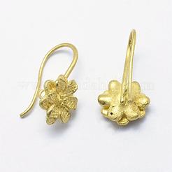 Brass Earring Hooks&nbsp;KK-K186-75C-RS
