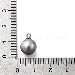 ABS Plastic Imitation Pearl Pendants&nbsp;FIND-H052-01F-02P