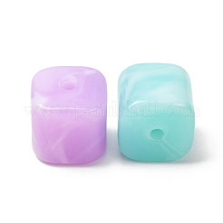 Two-Tone Imitation Gemstone Acrylic Beads&nbsp;AC-CBA7B05-22