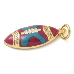 Rack Plating Brass Enamel Pendants&nbsp;KK-K392-18A-02