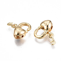 Brass Lobster Claw Clasps&nbsp;KK-S356-315-NF