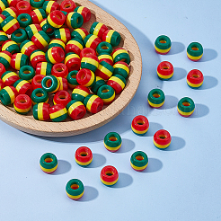 100Pcs Opaque Resin European Beads&nbsp;RESI-DC0001-52