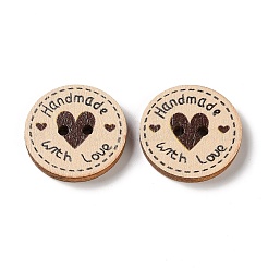2-Hole Printed Wood Buttons&nbsp;WD-CBACBB7-03