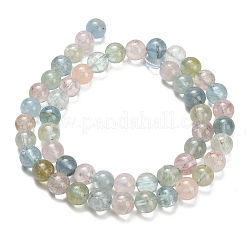 Natural Morganite Beads Strands&nbsp;G-H329-C13-8mm-AA
