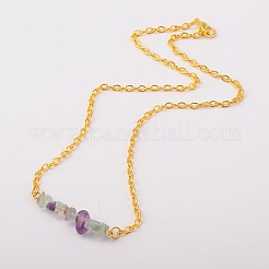 Natural Gemstone Pendant Necklaces&nbsp;NJEW-JN00915