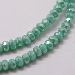 Electroplate Glass Bead Strands&nbsp;GLAA-K016-2x3mm-07FR