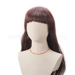 Glass Seed Beaded Necklace for Women&nbsp;NJEW-JN04258