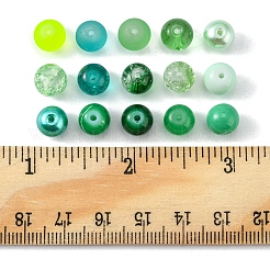 375Pcs 15 Style Glass Beads&nbsp;GLAA-FS0001-39