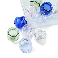 10Pcs 5 Colors Jellyfish Glass Bead Cone&nbsp;GLAA-FS0001-81
