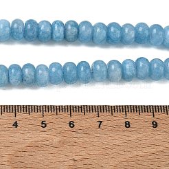 Dyed Natural White Jade Beads Strands&nbsp;X-GG-CBA9281-A17-5x8mm