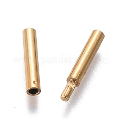304 Stainless Steel Bayonet Clasps&nbsp;STAS-L134-03G