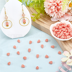 100Pcs Dyed Synthetic Coral Carved Beads&nbsp;CORA-SP0001-10