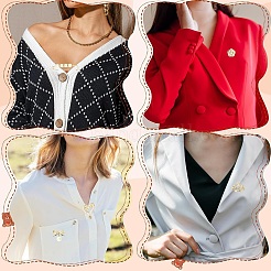28Pcs 28 Styles Plastic Imitation Pearl Beads Brooch&nbsp;JEWB-YW0001-05