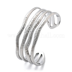 304 Stainless Steel Cuff Bangles&nbsp;BJEW-B108-10P