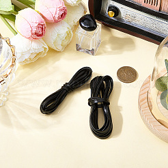 4 Yards 2 Styles Flat PU Leather Cord&nbsp;WL-CL0001-27
