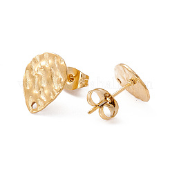 304 Stainless Steel Stud Earring Findings&nbsp;STAS-G270-02G-10
