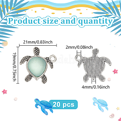 20Pcs Tibetan Style Alloy Pendants&nbsp;FIND-GO0003-23B
