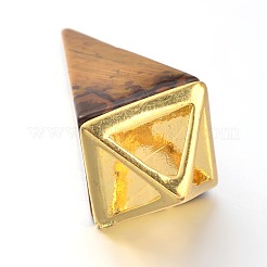 Natural & Synthetic Mixed Stone Point Pendulum Pendants&nbsp;G-E301-G