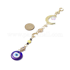 Evil Eye Lampwork Pandant Decorations&nbsp;HJEW-JM01002