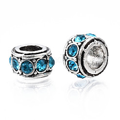 Alloy Rhinestone European Beads&nbsp;MPDL-Q212-001C-RS
