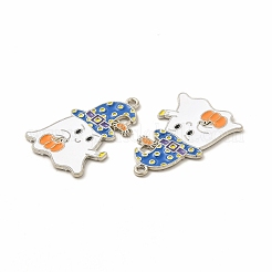 Rack Plating Alloy Enamel Pendants&nbsp;FIND-G054-14P-01