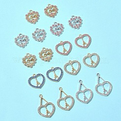 18Pcs 9 Styles Rack Plating Alloy Pendants&nbsp;FIND-FS0003-10