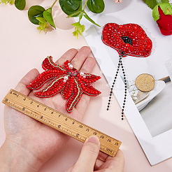 2Pcs 2 Styles Cloth Sewing Ornaments&nbsp;DIY-FH0010-18