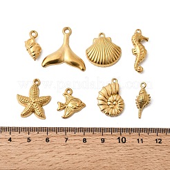 Ocean Theme 201 Stainless Steel Pendants&nbsp;STAS-F348-01F-G