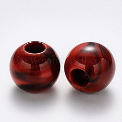 Acrylic Large Hole Beads&nbsp;OACR-R074-03B-06