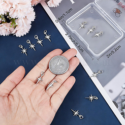 12Pcs Brass Pendants&nbsp;KK-BBC0028-80S