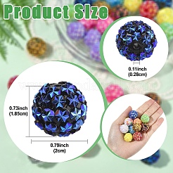 10Pcs Opaque Acrylic Beads&nbsp;OACR-YW0003-35A