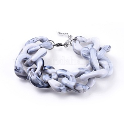 Imitation Gemstone Style Acrylic Bracelets&nbsp;BJEW-JB04583