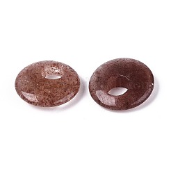 Natural Strawberry Quartz Pendants&nbsp;G-T144-42B