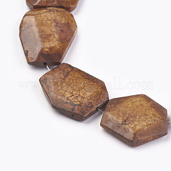Natural Magnesite Nuggets Beads Strands&nbsp;TURQ-L011-01