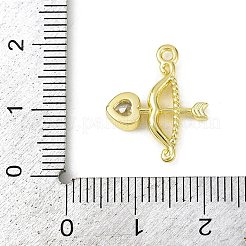Brass Pave Clear Cubic Zirconia Pendants&nbsp;LS-KK-L238-11G
