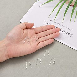 925 Sterling Silver Earring Hooks&nbsp;STER-K167-051B-S