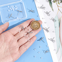 12Pcs Brass Stud Earring Findings&nbsp;KK-BC0012-63
