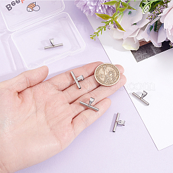 6Pcs 201 Stainless Steel Brooch Convert Necklaces Pendant Hooks&nbsp;STAS-BBC0010-60
