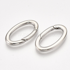 Non-Tarnish 304 Stainless Steel Spring Gate Rings&nbsp;STAS-S079-87