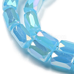 Imitation Jade Glass Beads Strands&nbsp;EGLA-P052-03A-01