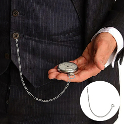 2Pcs Iron Clip Pocket Watch Chain&nbsp;DIY-GA0009-69P