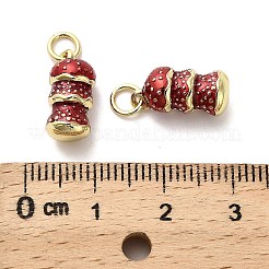 Brass Enamel Charms&nbsp;KK-M324-23G