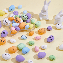 120Pcs 2 Styles Foam Simulated Pigeon Eggs&nbsp;DIY-SP0007-60
