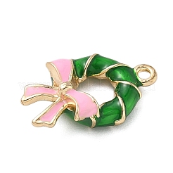 Christmas Alloy Enamel Pendants&nbsp;ENAM-F156-01G-03