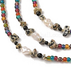 Handmade Lampwork Beaded Necklaces&nbsp;NJEW-L119-02G