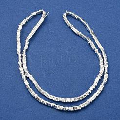 Electroplated Synthetic Non-Magnetic Synthetic Hematite Beads Strands&nbsp;G-I360-I01-04
